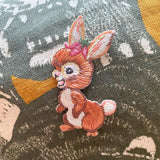 Fabric iron-on patch - Bunny