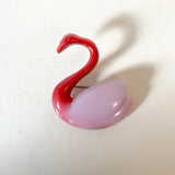 Accrylic flamingo brooch