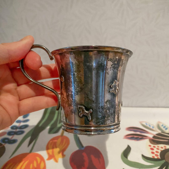 Silver plated children's cup