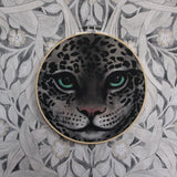 Wall hoop, snow leopard face - Dessin Design